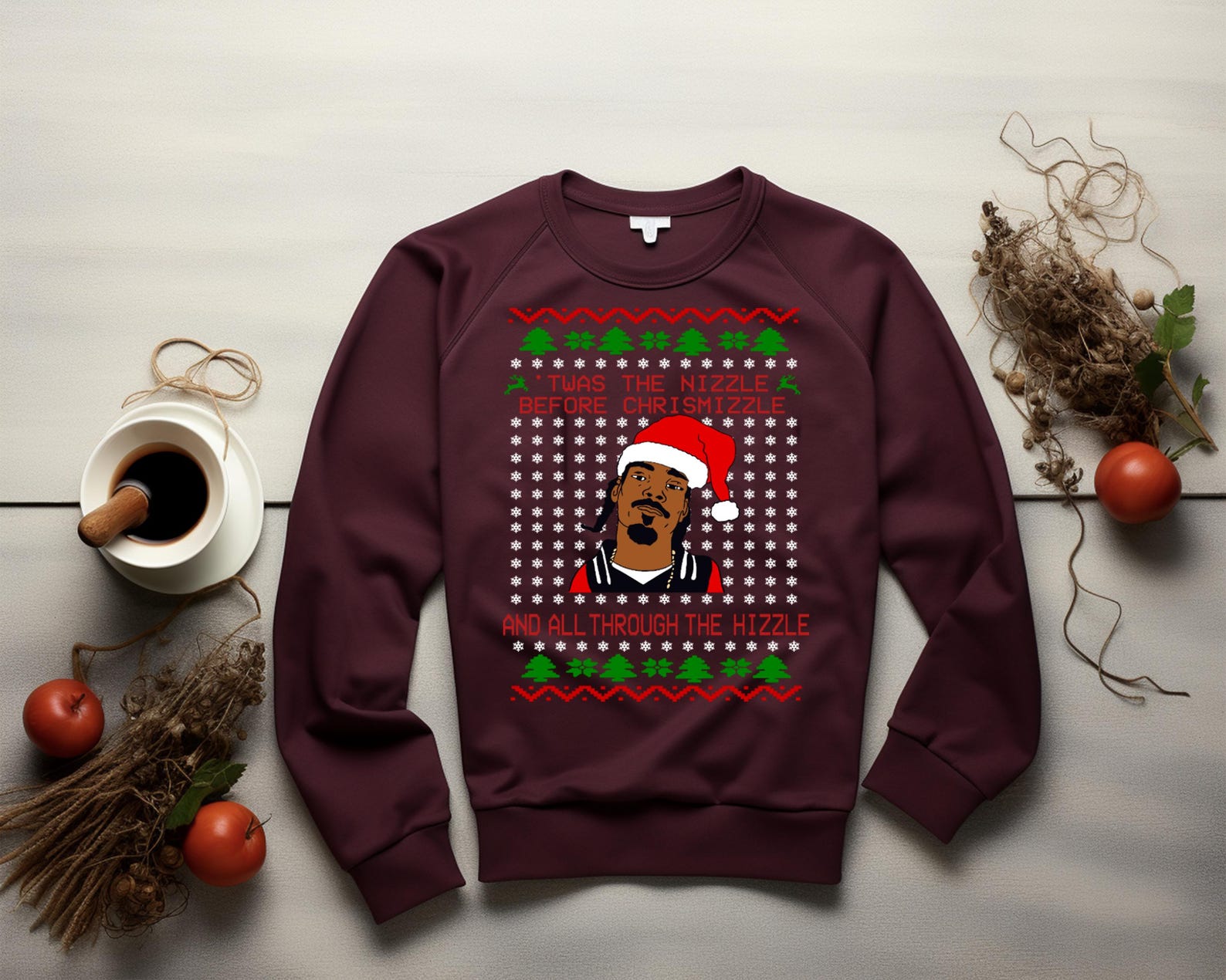 Twas the Nizzle Before Christmizzle PNG, Holiday T-shirt Png, Holiday ...