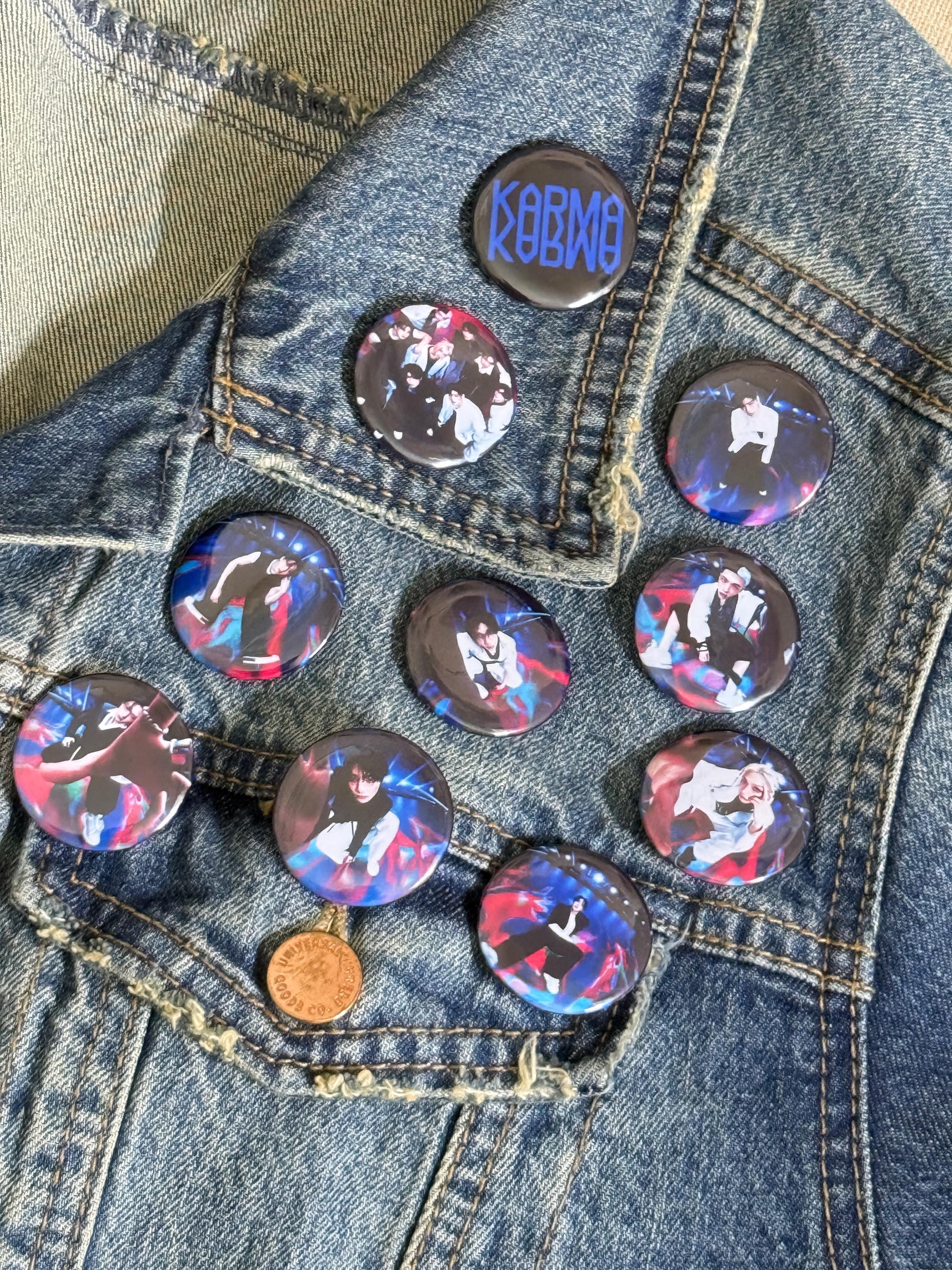 Stray Kids KARMA Album Buttons | K-pop Pinback Badges | Fan Merch ...