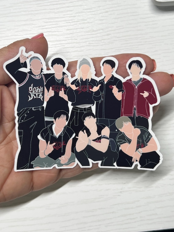 Stray Kids Faceless Art DominATE Waterproof stickers, K-POP Stickers