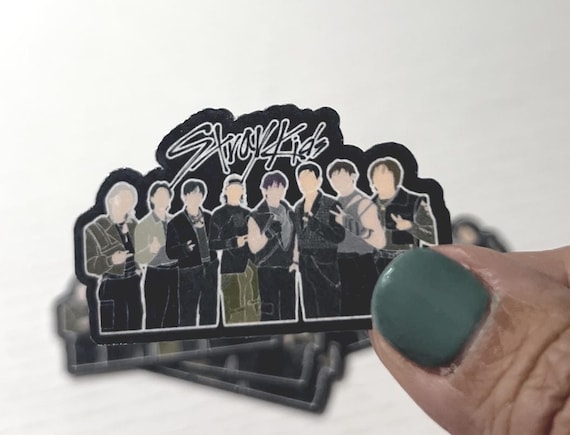 Stray Kids Faceless Art Waterproof stickers, K-Pop