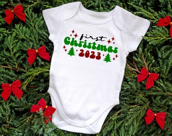 First Christmas 2023 svg, First Christmas Newborn, Newborn's First Christmas Baby's First Christmas Christmas Onesie Downloadable files.