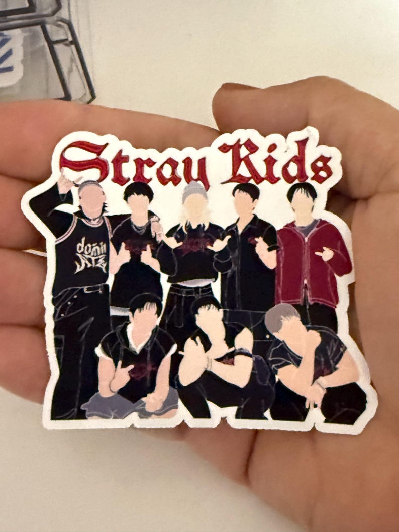 Stray Kids Faceless Art "DominATE", "KARMA", & "Do It" Waterproof stickers, K-POP merch! image 3