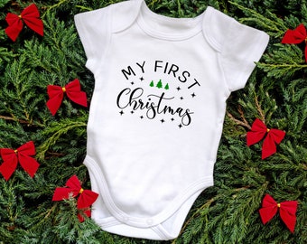 My First Christmas svg, My First Christmas Newborn, Newborn's First Christmas Baby's First Christmas Christmas Onesie Downloadable files.