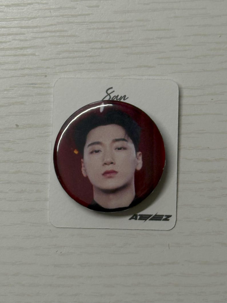 ATEEZ in Your Fantasy Album Buttons | K-pop Pinback Badges | Fan Merch ...
