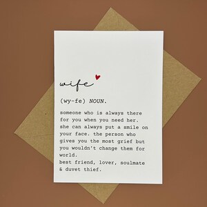 Définition de femme Carte de vœux
