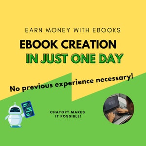 Efficiently write e-books with ChatGPT: Step by step guide in English with helpful prompts. Generate passive income.