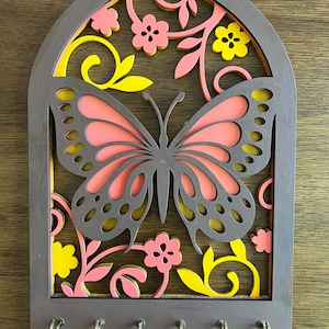 Butterfly key holder