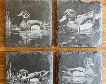 Sottobicchieri in ardesia naturale ispirati ai film retrò degli anni