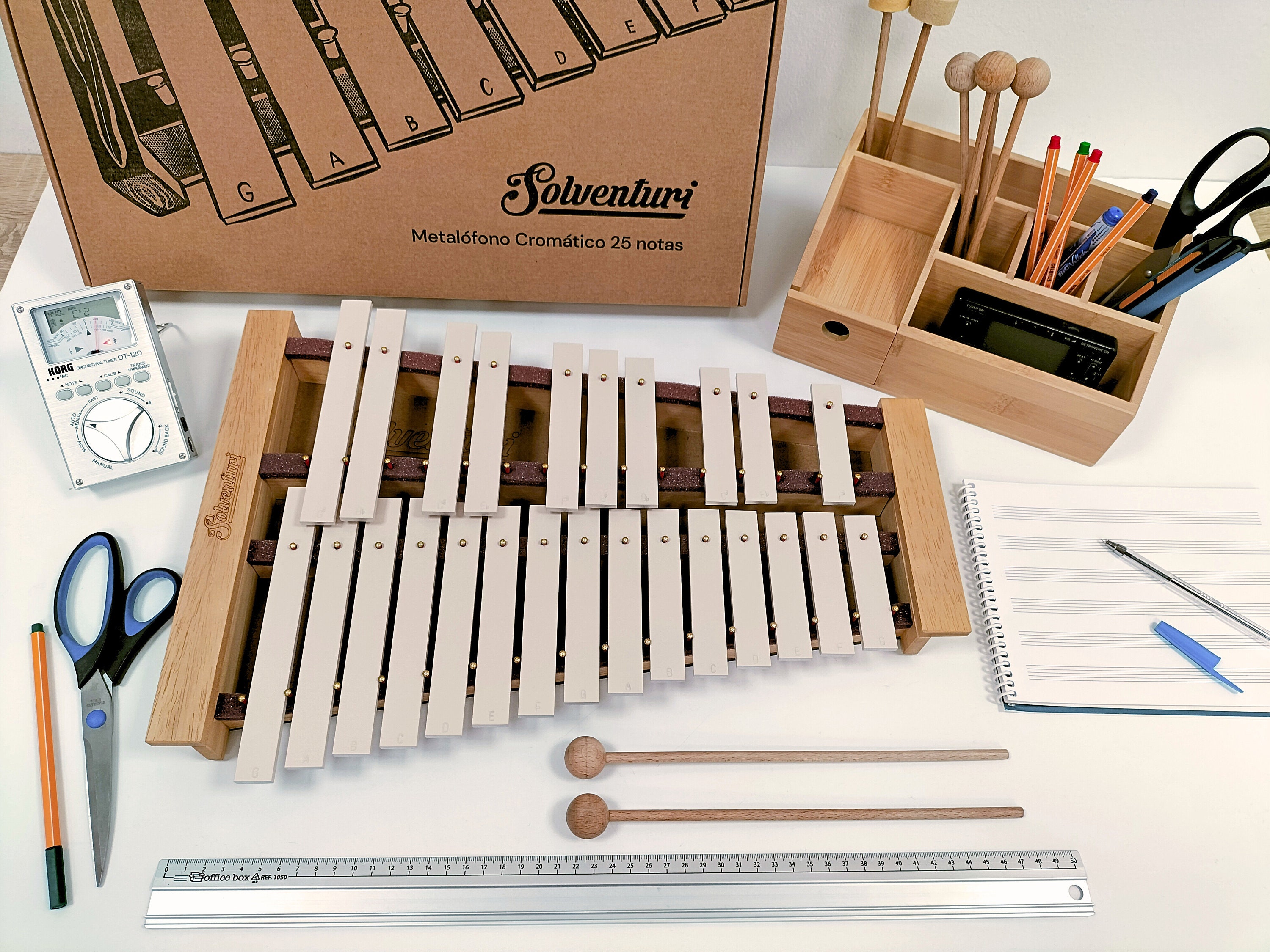 Metallophone With 25 Keys 432hz Xylophone Carillon Glockenspiel Music