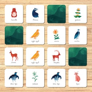 Jeu de Memory - A la montagne