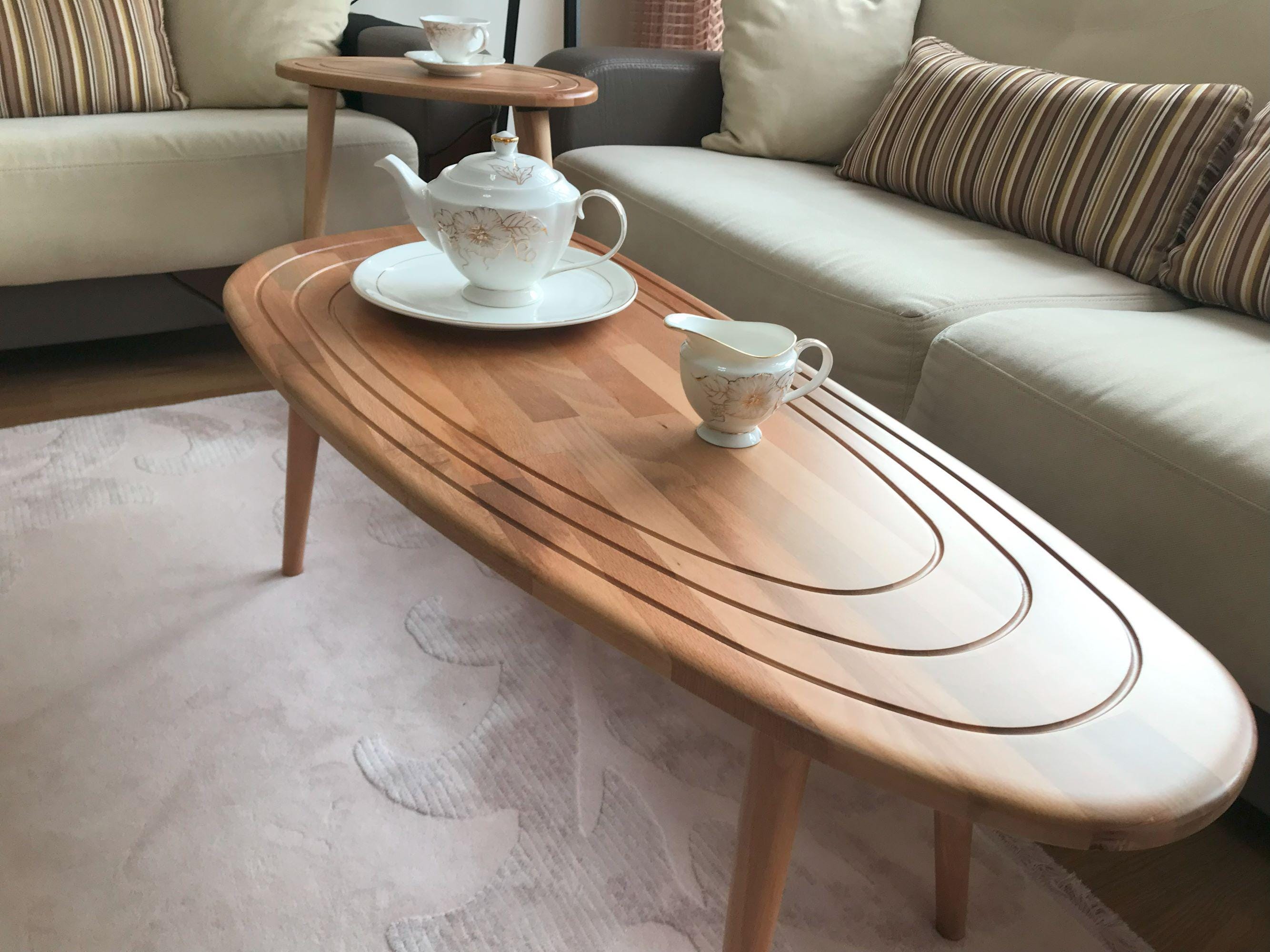 White oval side table discount