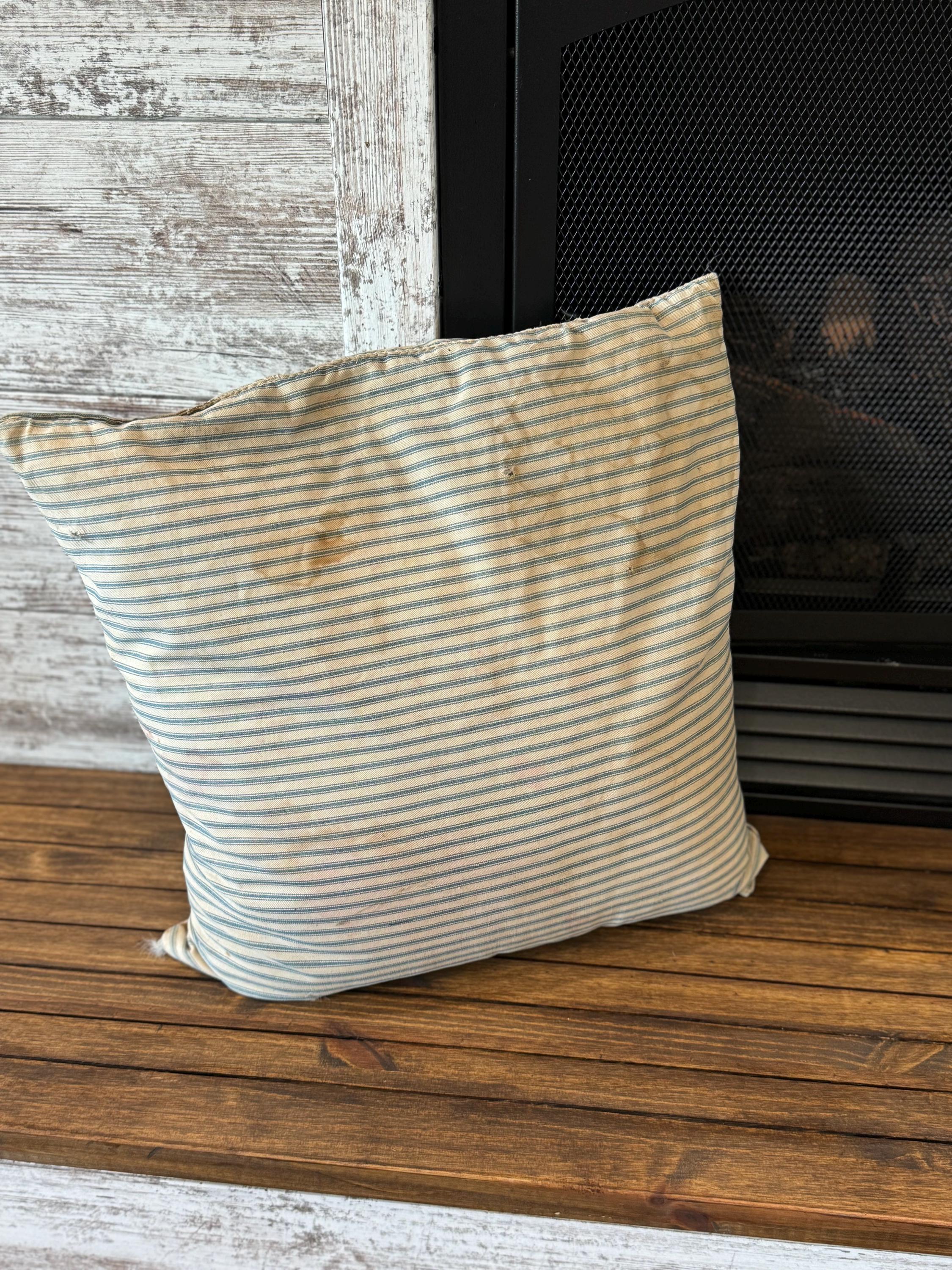 Old fashioned feather pillows hot sale