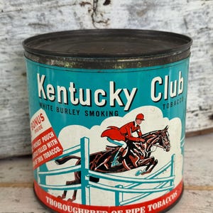 kentucky club tobacco tin value Kentucky Derby Horse Racing Tobacco