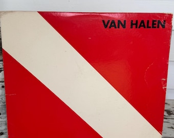 Vintage Vinyl Record Van Halen - Diver Down - Includes Cover