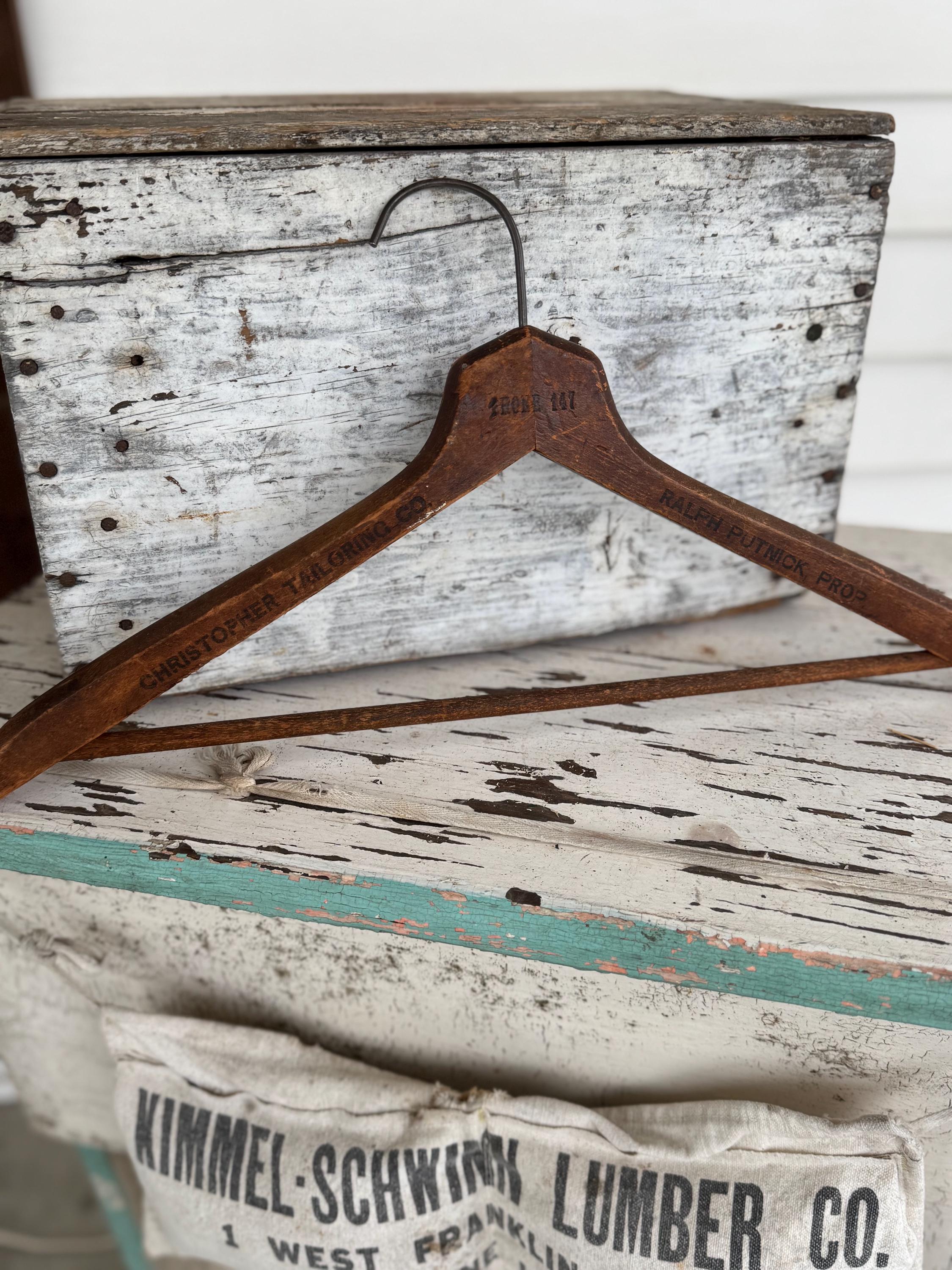 Antique Wood Hangers - Etsy