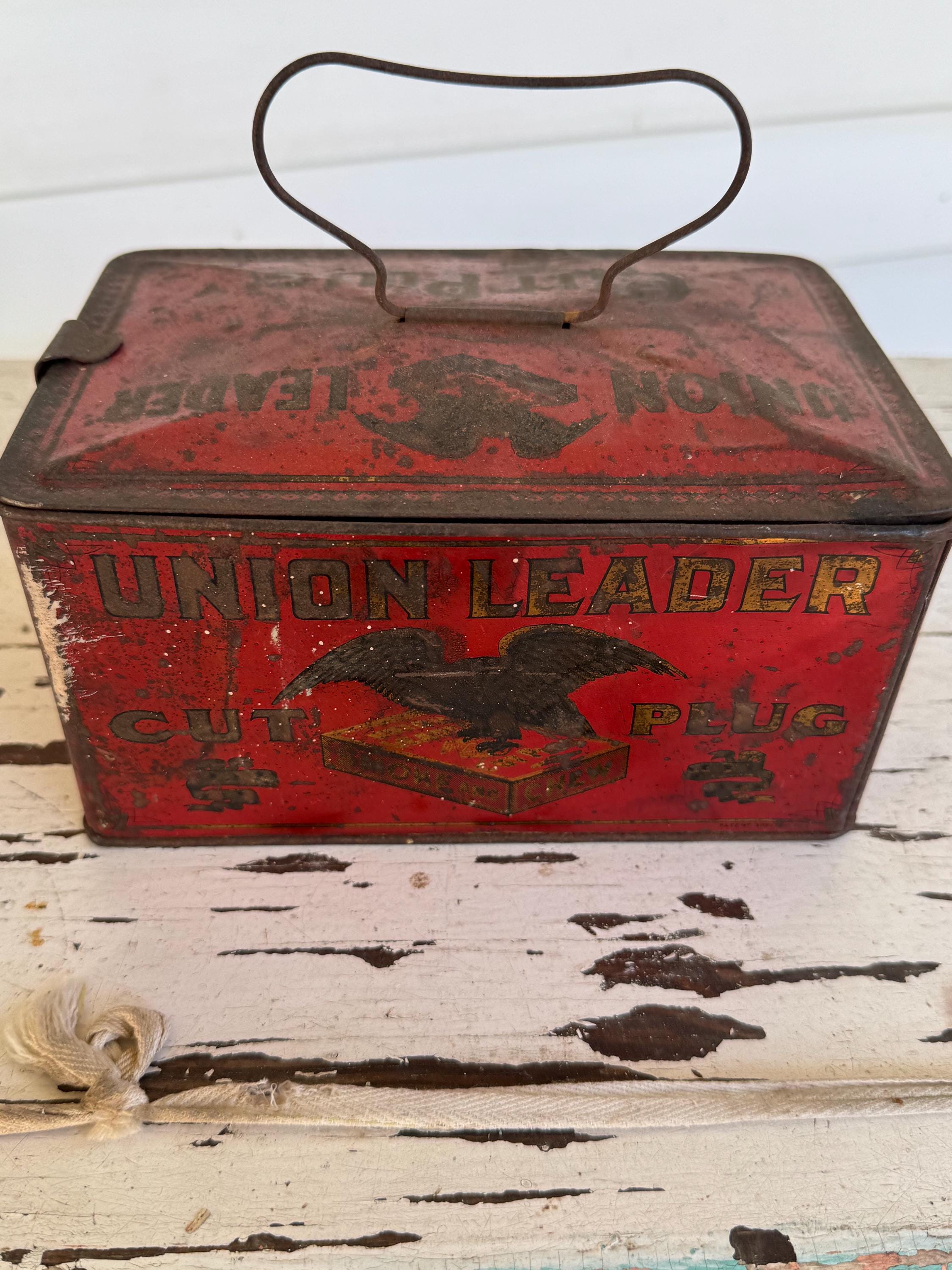 Union Leader Tobacco Tin - Etsy