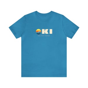 Oak Island North Carolina OKI Beach Unisex Jersey Short Sleeve Tee Shirt
