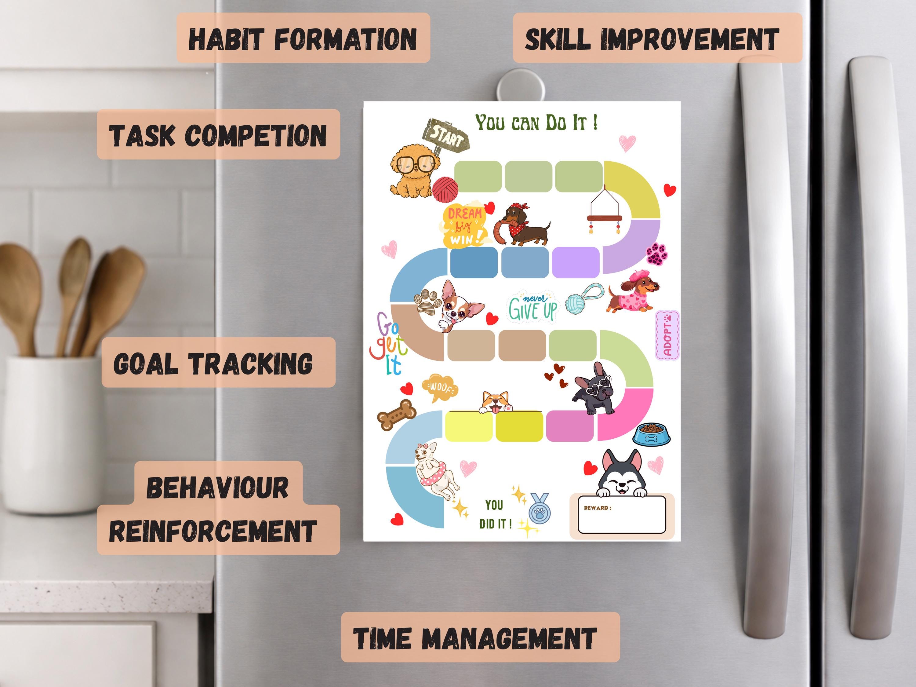 Dog Reward Task Dog Reward Chart Printable PDF – Kids Chore & Behavior Chart - Etsy