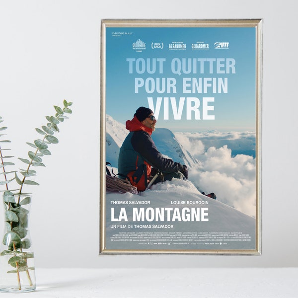 La montagne Movie Poster- Vintage Movie Poster - Limited Edition Collectible - Film Memorabilia