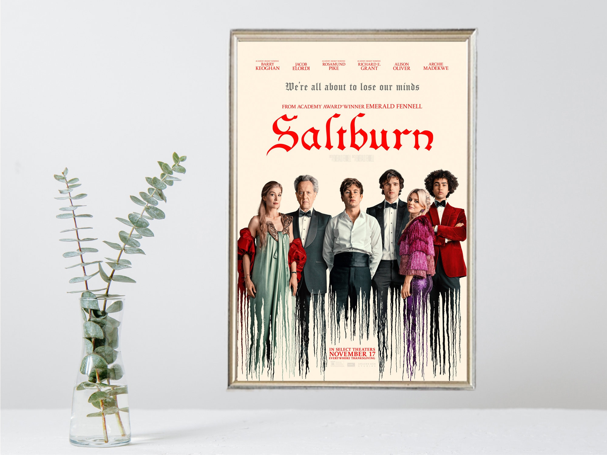 Saltburn Movie Poster- Vintage Movie Poster