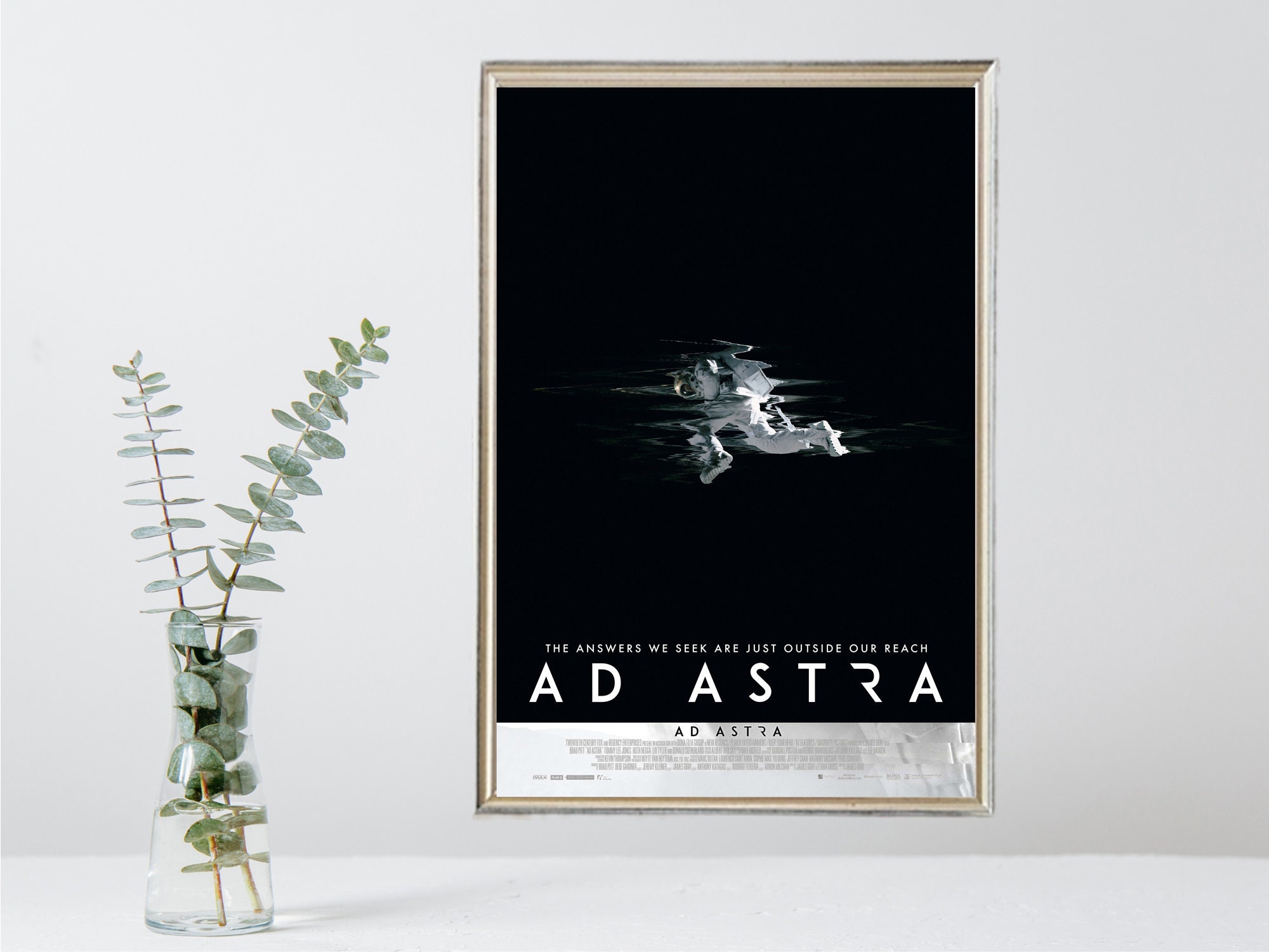 Ad Astra Movie Poster Vintage Movie Poster Limited Edition Collectible ...