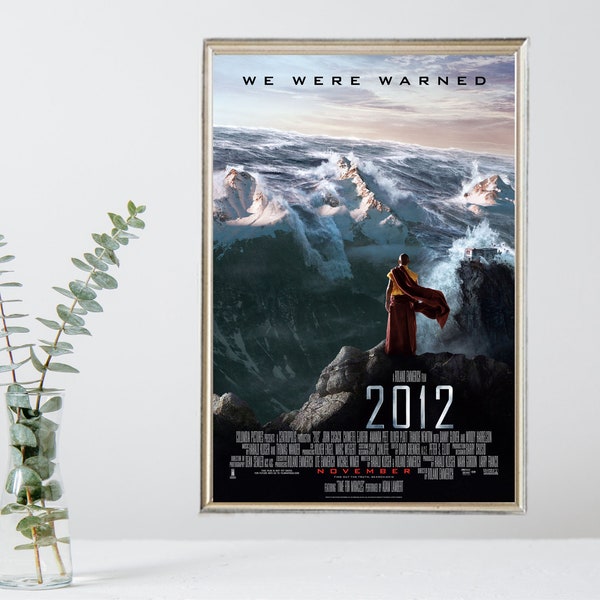 2012 Movie Poster- Vintage Movie Poster - Limited Edition Collectible - Film Memorabilia