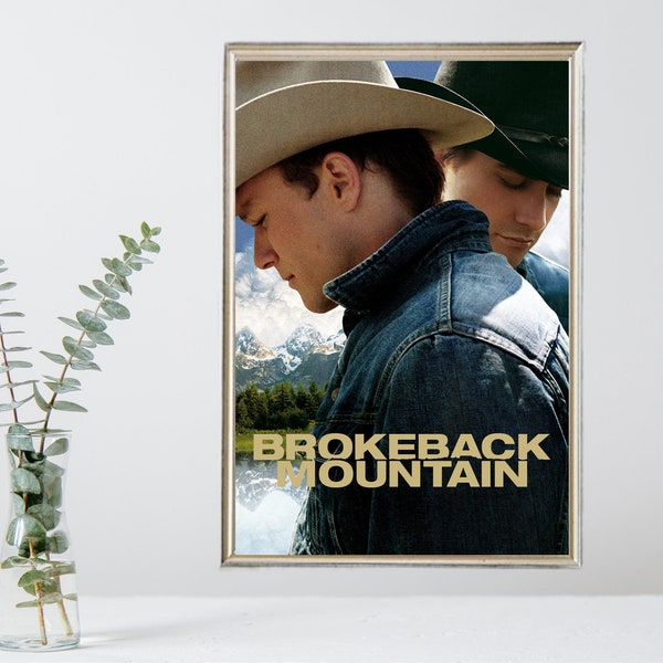 Brokeback Mountain Movie Poster- Vintage Movie Poster - Limited Edition Collectible - Film Memorabilia