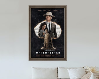 Oppenheimer - Vintage Movie Poster - Limited Edition Collectible - Film Memorabilia