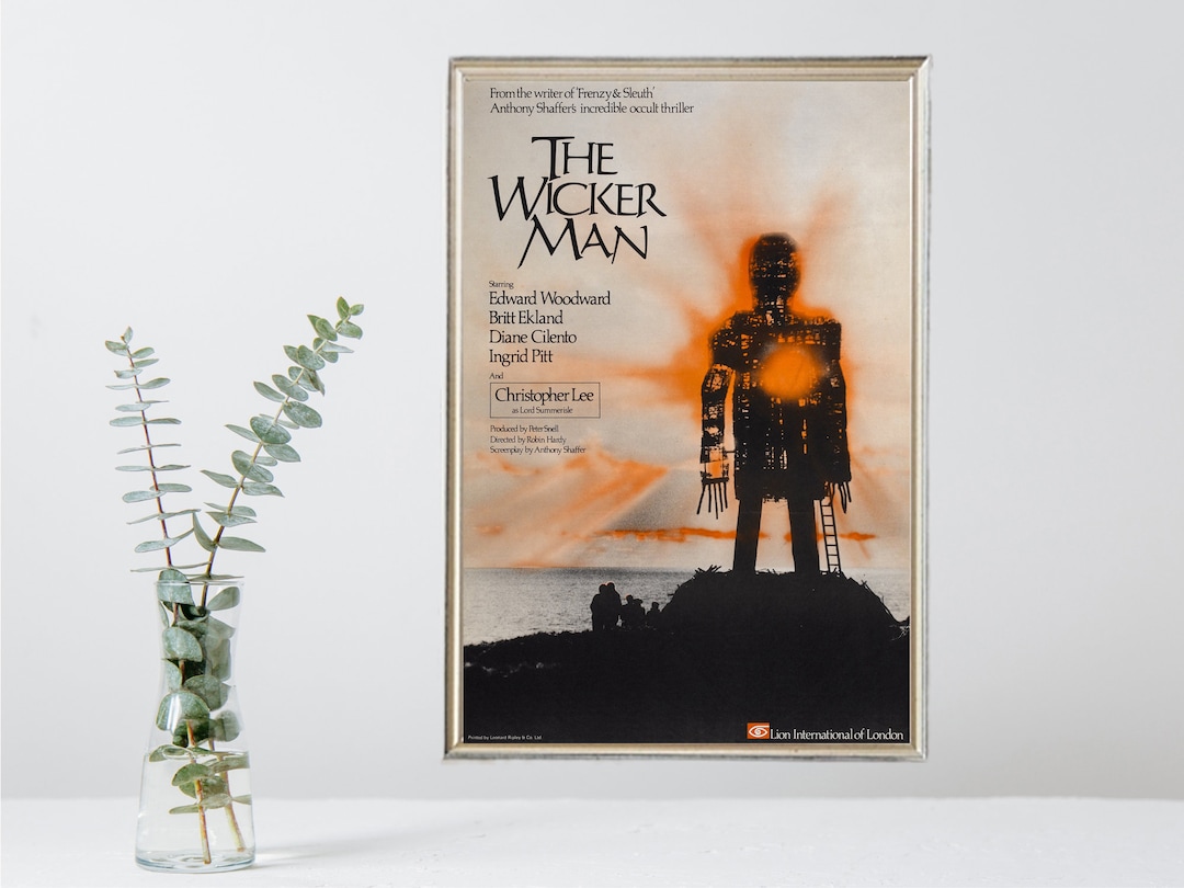 The Wicker Man Movie Poster Vintage Movie Poster Limited Edition Collectible Film Memorabilia Etsy