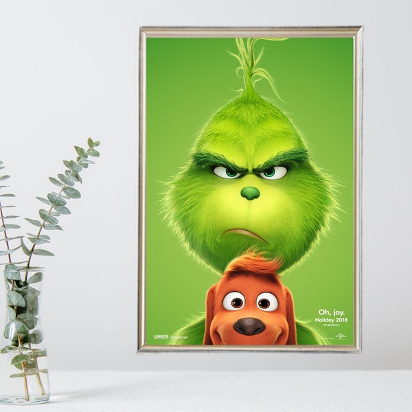 The Grinch Movie Poster- Vintage Movie Poster - Limited Edition Collectible - Film Memorabilia