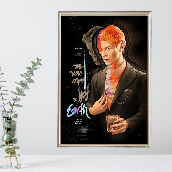 The Man Who Fell to Earth Movie Poster- Vintage Movie Poster - Limited Edition Collectible - Film Memorabilia