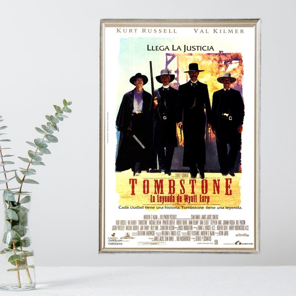 Tombstone Movie Poster- Vintage Movie Poster - Limited Edition Collectible - Film Memorabilia