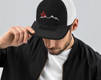 New Mexico Mountain Love Hat Outdoors and Hiking Trucker Cap