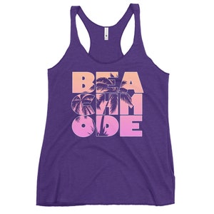 Beach Mode Women's Racerback Tank, Summer Tank Top