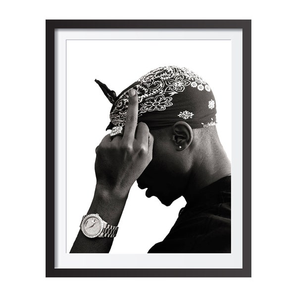 Black and White Rap Wall Art Etsy