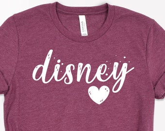 Disney Heart Shirt, Women's Trip Tee