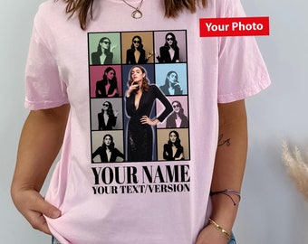 Custom Eras Tour Comfort Colors Shirt, Personalized Retro Tee