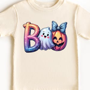 Boo Ghost Halloween Shirt, Toddler Halloween Shirt, Cute Kids Ghost Tee, Spooky Fall Shirt, Baby Halloween Outfit, Halloween Kids Shirt