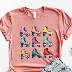 Roller Skating Shirt, Retro Vintage Roller Girl Tee, Skating Party Shirt, Skating Birthday, Retro Skate Lover Tee, Skate Roller Girl Shirt