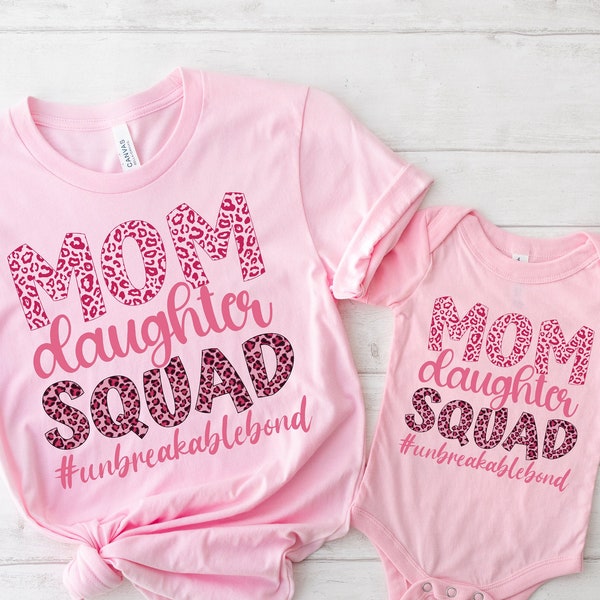 Mommy and Me Shirts, Mother Daughter Matching Shirt, Mom Birthday Shirt Gift, Mothers Day Gift, Unbreakable Bond Shirt, Mom Daughter Shirt