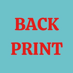 BACK SIDE PRINTING