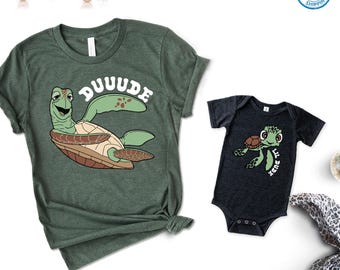 Matching Turtles Father Son Shirts, Father and Son Matching Shirts, Daddy and Me Outfits, Father's Day Gift, Dad and Baby Matching Set