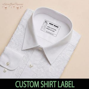 Custom Tagless Heat Transfer Labels - Full Sheet Design for Easy Application