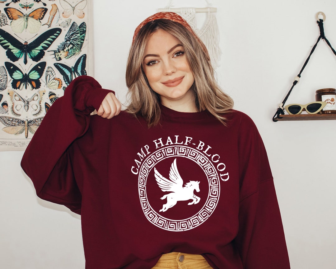 Camp Half Blood Sweatshirt, Camping Sweatshirt, Percy Jackson Sweater