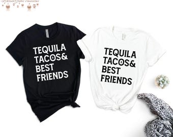 Cinco de Mayo Matching T-Shirts, Tequila Taco Fiesta, Friends Outfits