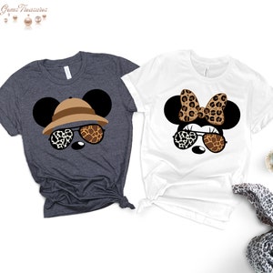 Animal Kingdom Safari Couple Shirts, Disney Mickey Minnie Safari Mode, Couple Shirts, Disney Safari Couple Shirts, Disney Couple Gift Tees