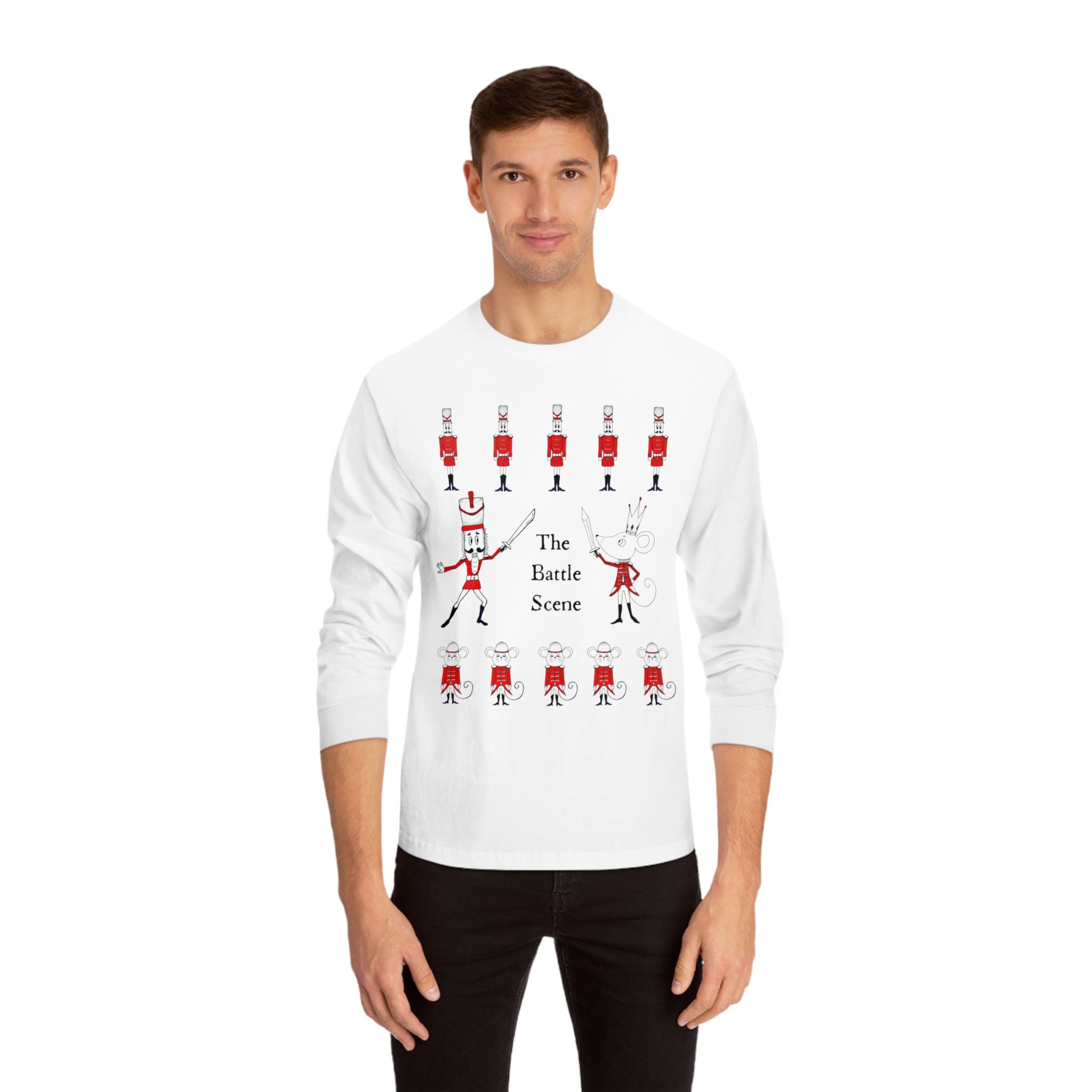 RED NUTCRACKER BALLET STAGE SCENE SWEATSHIRT main image 1
