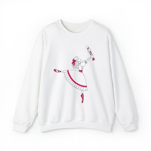 Felpa Clara Era del balletto Lo Schiaccianoci / Felpa natalizia del balletto / Regalo di Natale di Natale per la ballerina / Felpa girocollo Heavy Blend™