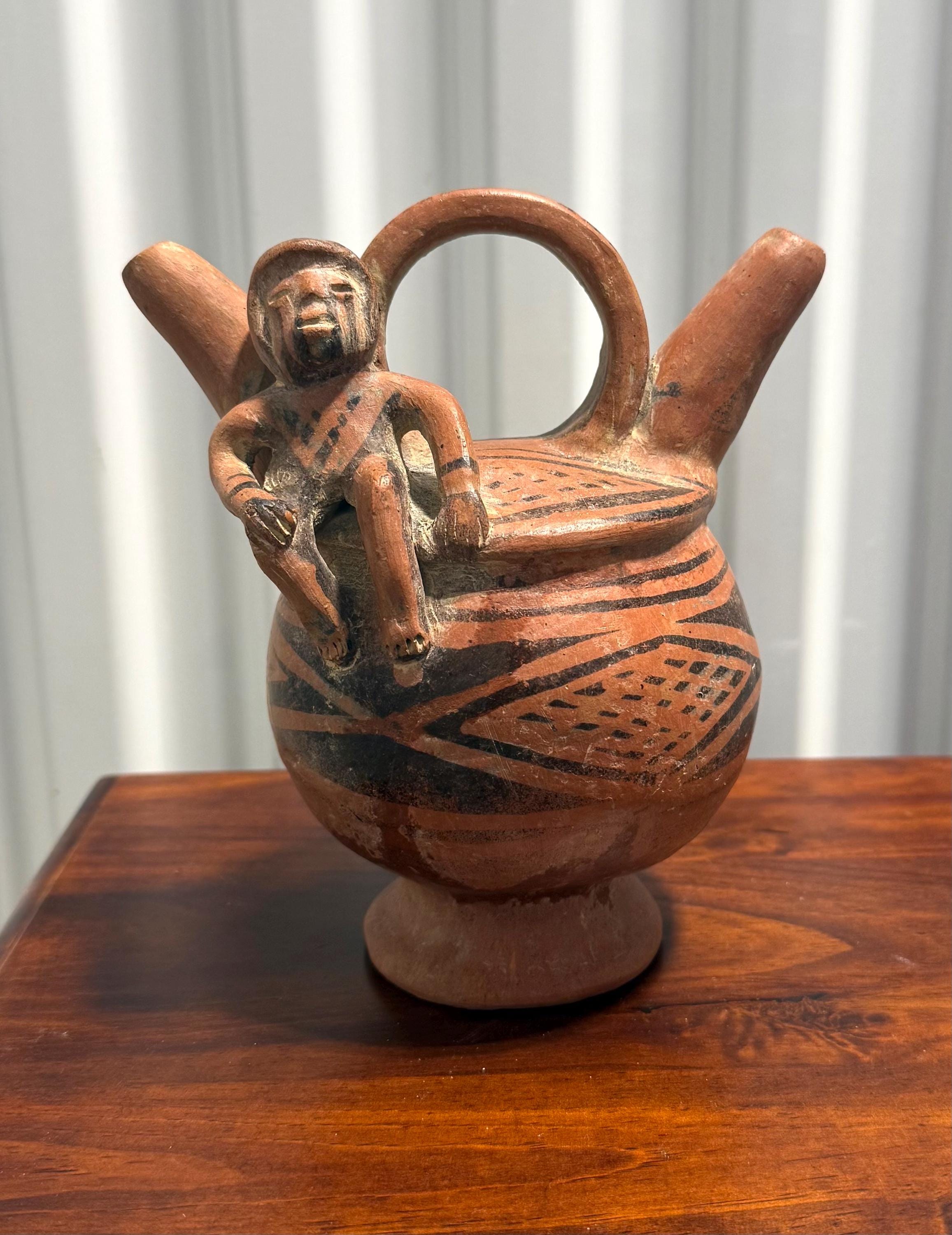 ペルー インカ 土器 燭台 置物 Nazca pottery - Etsy 日本