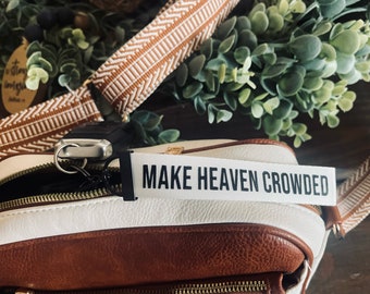 Christian Western Keychain Wristlet- Cute Keychain Fabric Keychain- Keychain with words, Jesus keychain, Christian Gifts, Gifts for all